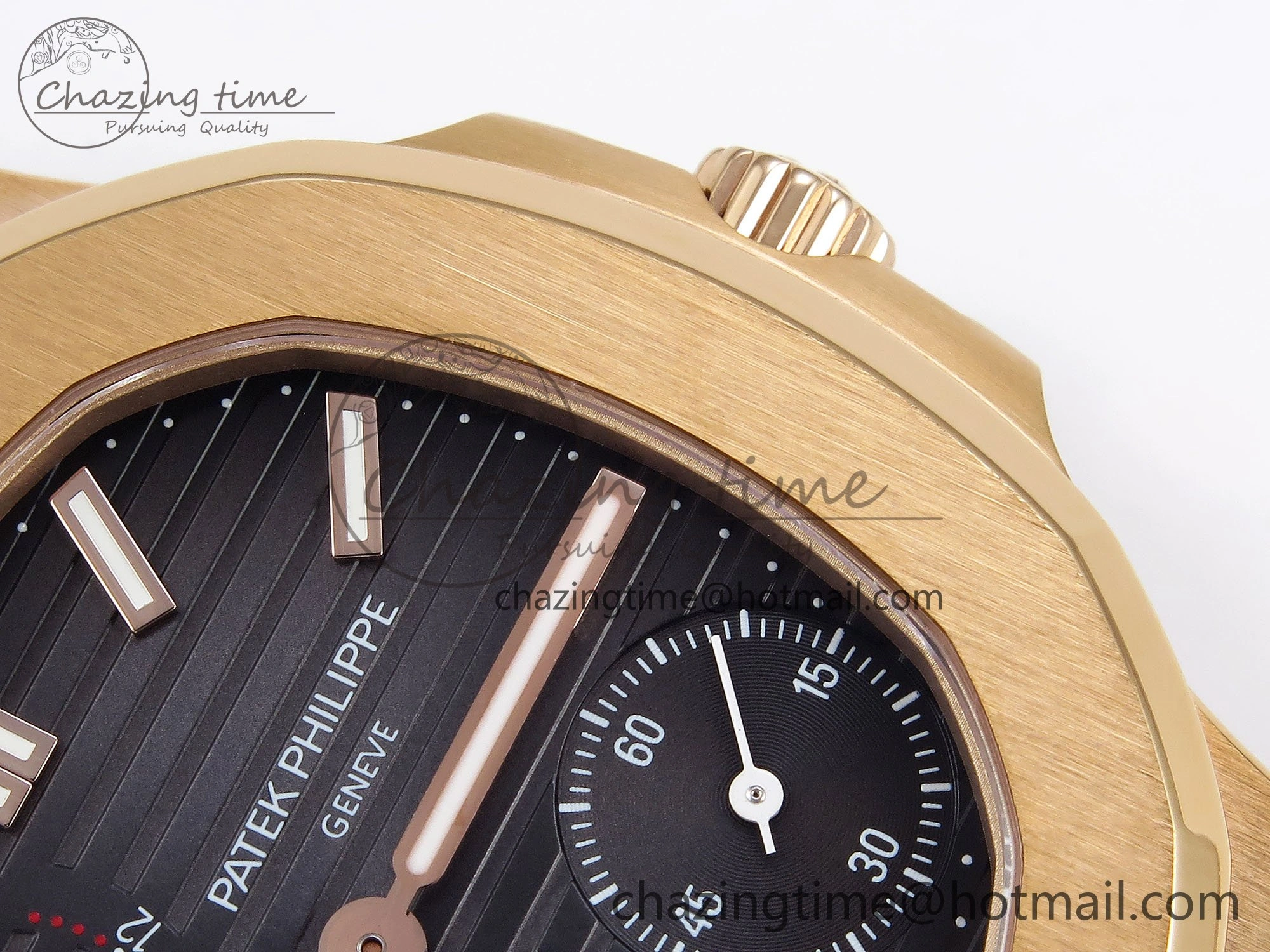 Nautilus 5712 RG PPF 1:1 Best Edition Brown Dial on RG Bracelet A240 Super Clone V2