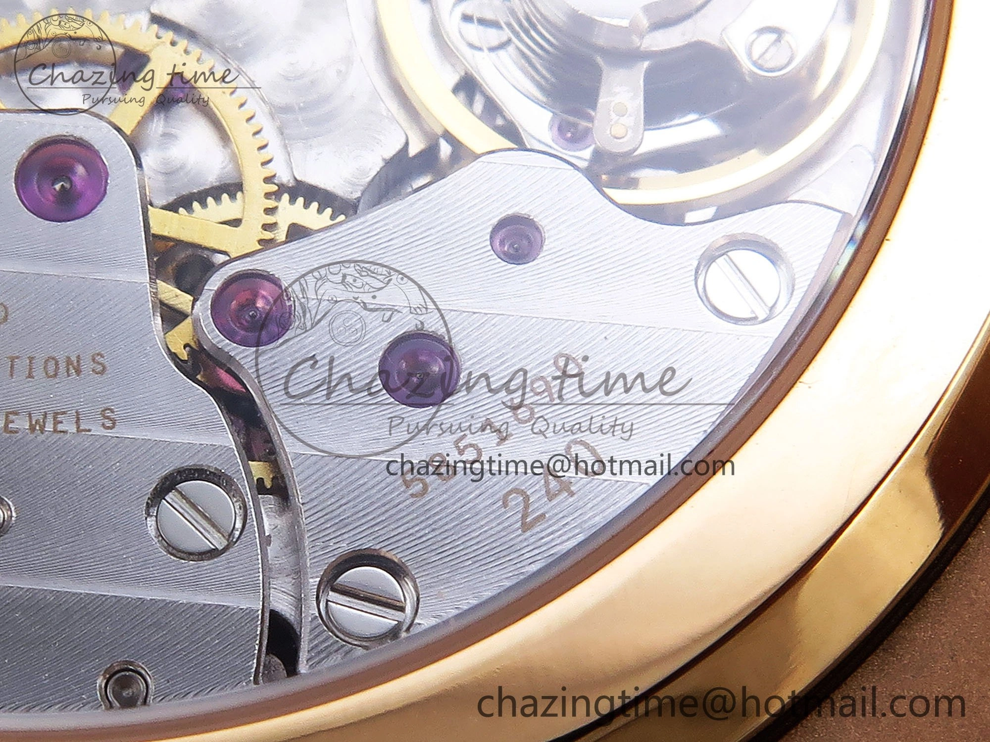 Nautilus 5712 RG PPF 1:1 Best Edition Brown Dial on RG Bracelet A240 Super Clone V2