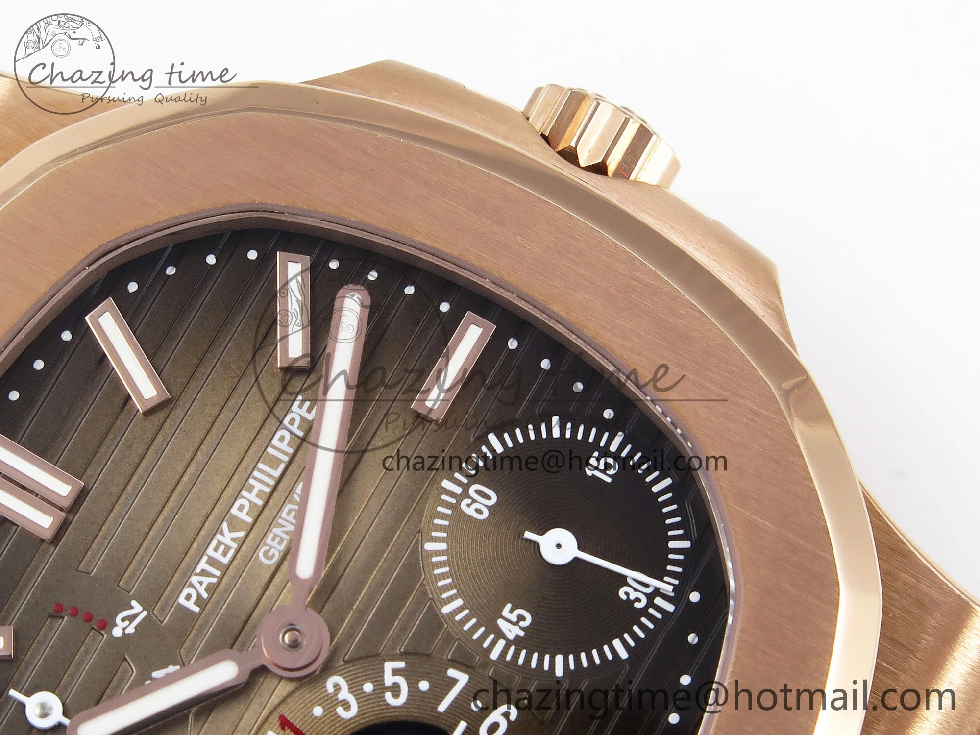 Nautilus 5712 RG PPF 1:1 Best Edition Brown Dial on RG Bracelet A240