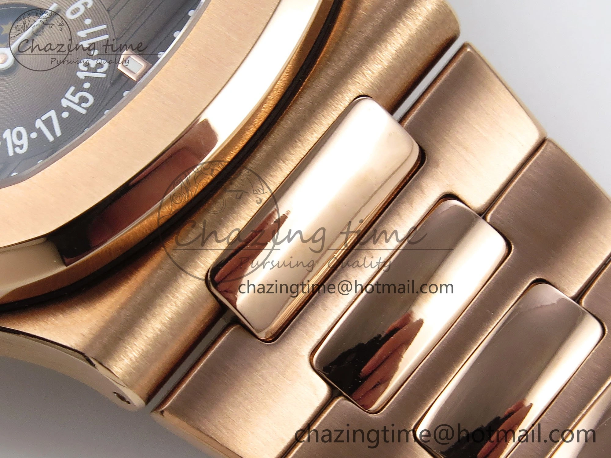 Nautilus 5712 RG PPF 1:1 Best Edition Brown Dial on RG Bracelet A240