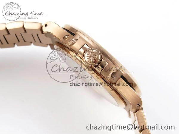 Nautilus 5712 RG PPF 1:1 Best Edition Brown Dial on RG Bracelet A240