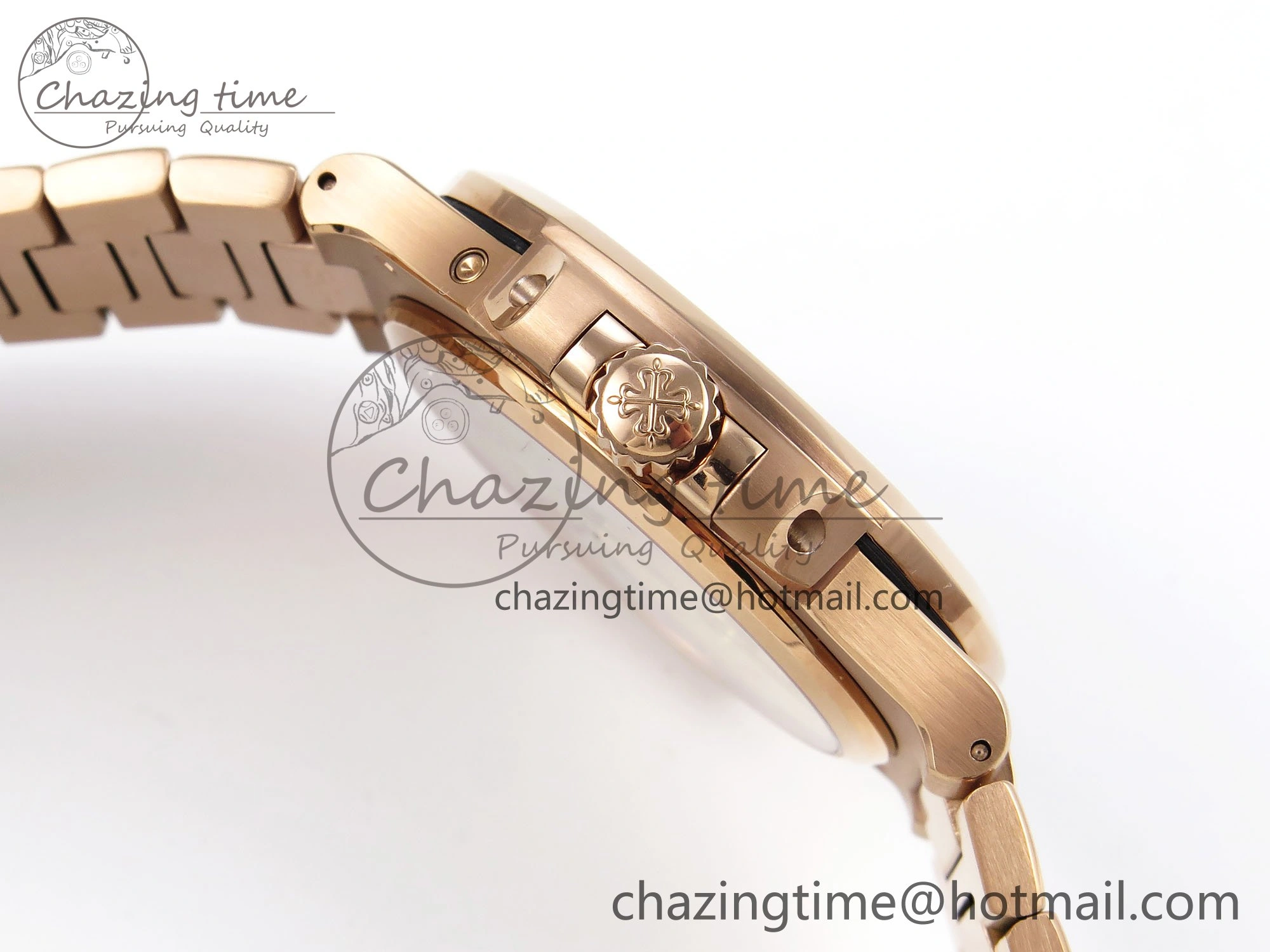Nautilus 5712 RG PPF 1:1 Best Edition Brown Dial on RG Bracelet A240