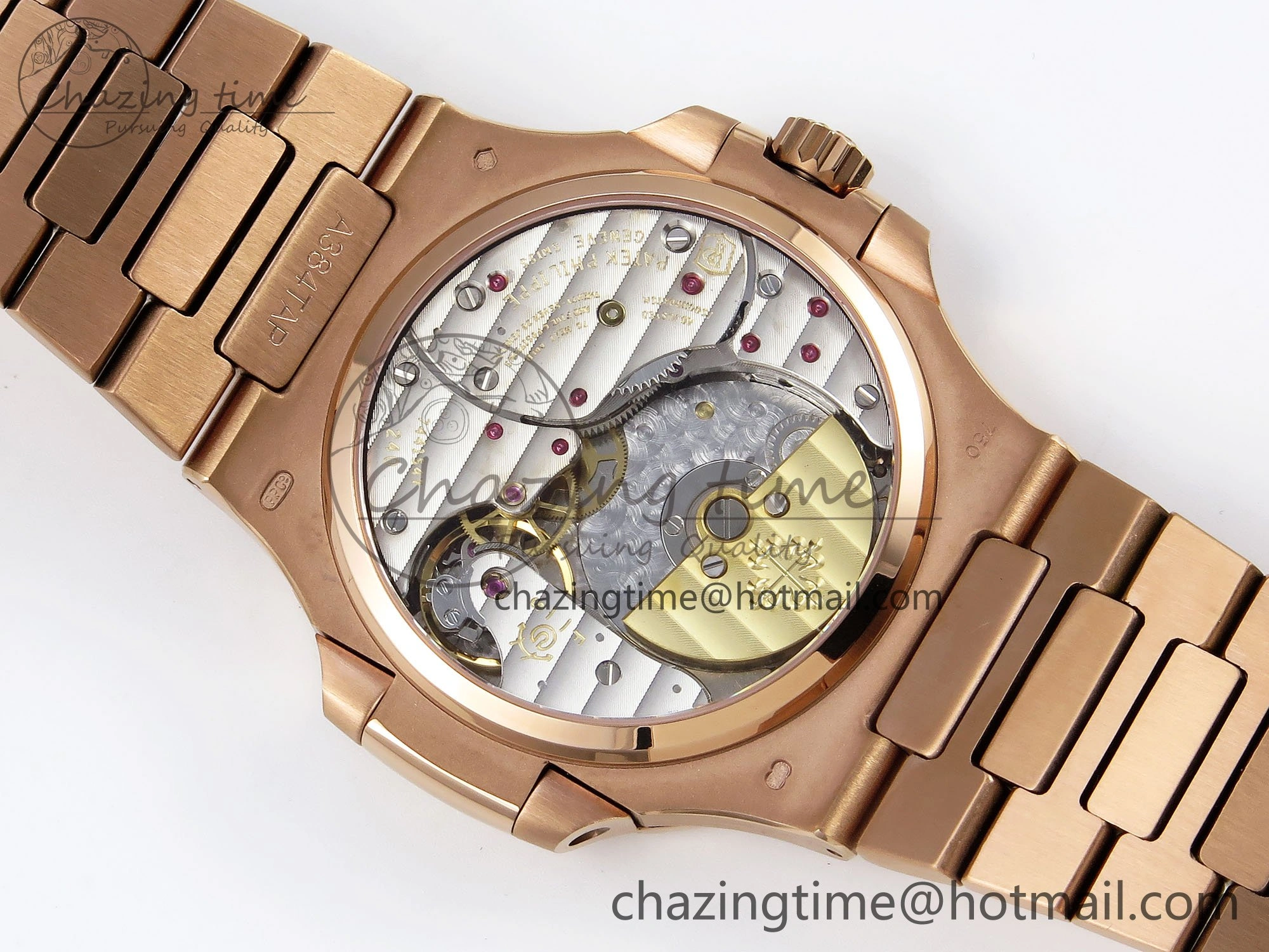 Nautilus 5712 RG PPF 1:1 Best Edition Brown Dial on RG Bracelet A240