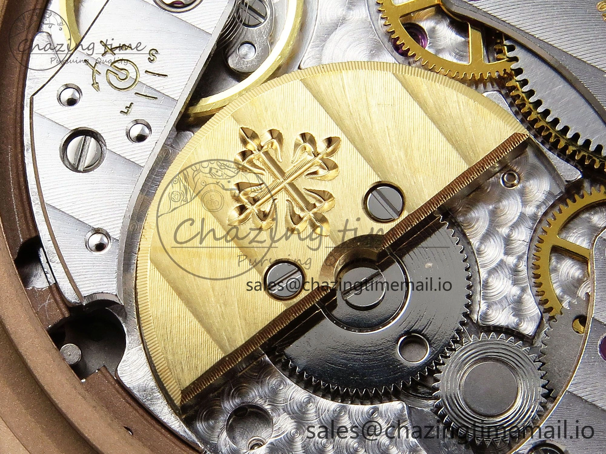 Nautilus 5712 RG PPF 1:1 Best Edition Brown Dial on RG Bracelet PPF240 Super Clone V4+