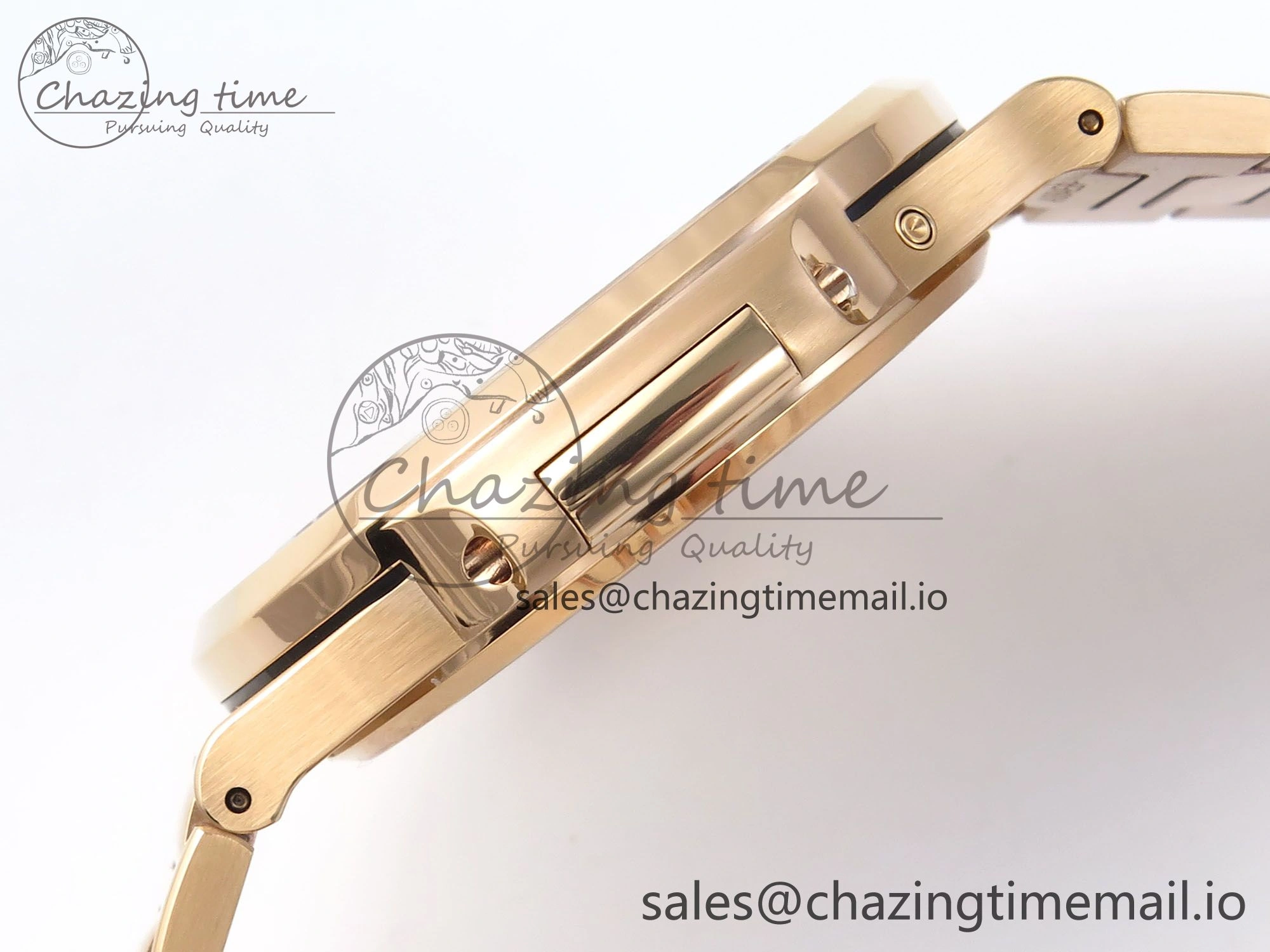 Nautilus 5712 RG PPF 1:1 Best Edition Brown Dial on RG Bracelet PPF240 Super Clone V4+
