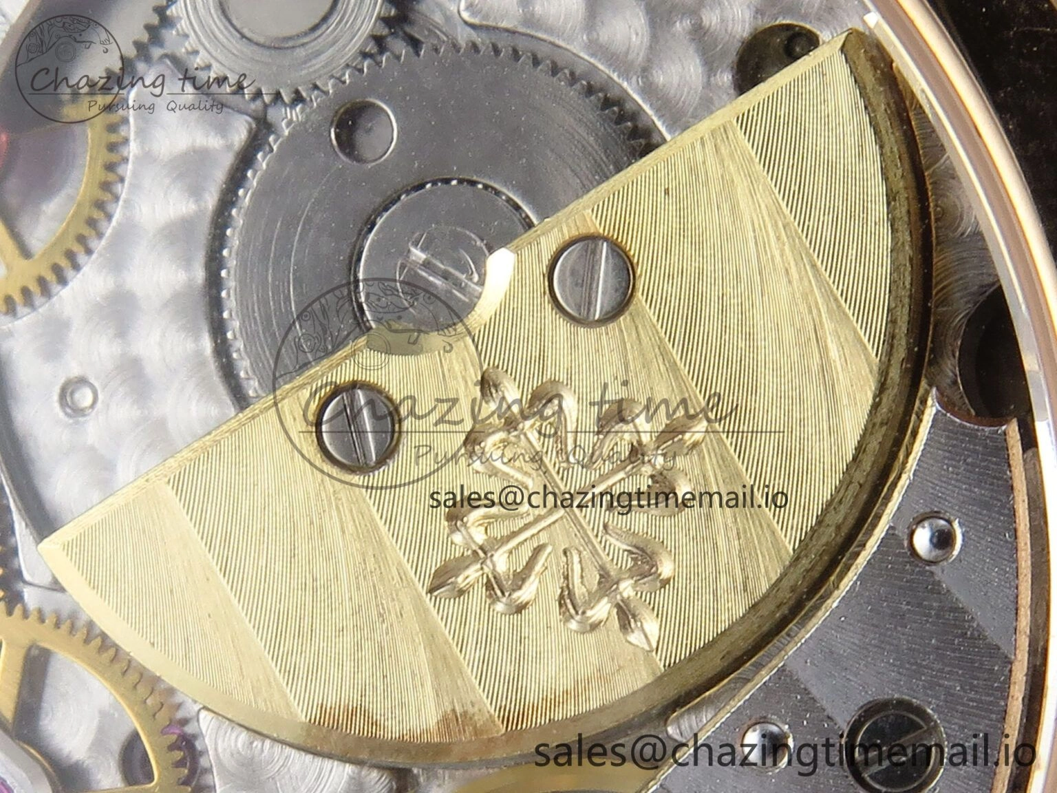 Nautilus 5712 RG PPF 1:1 Best Edition Gray Dial Diamonds Bezel on Brown Leather Strap A240 Super Clone V3