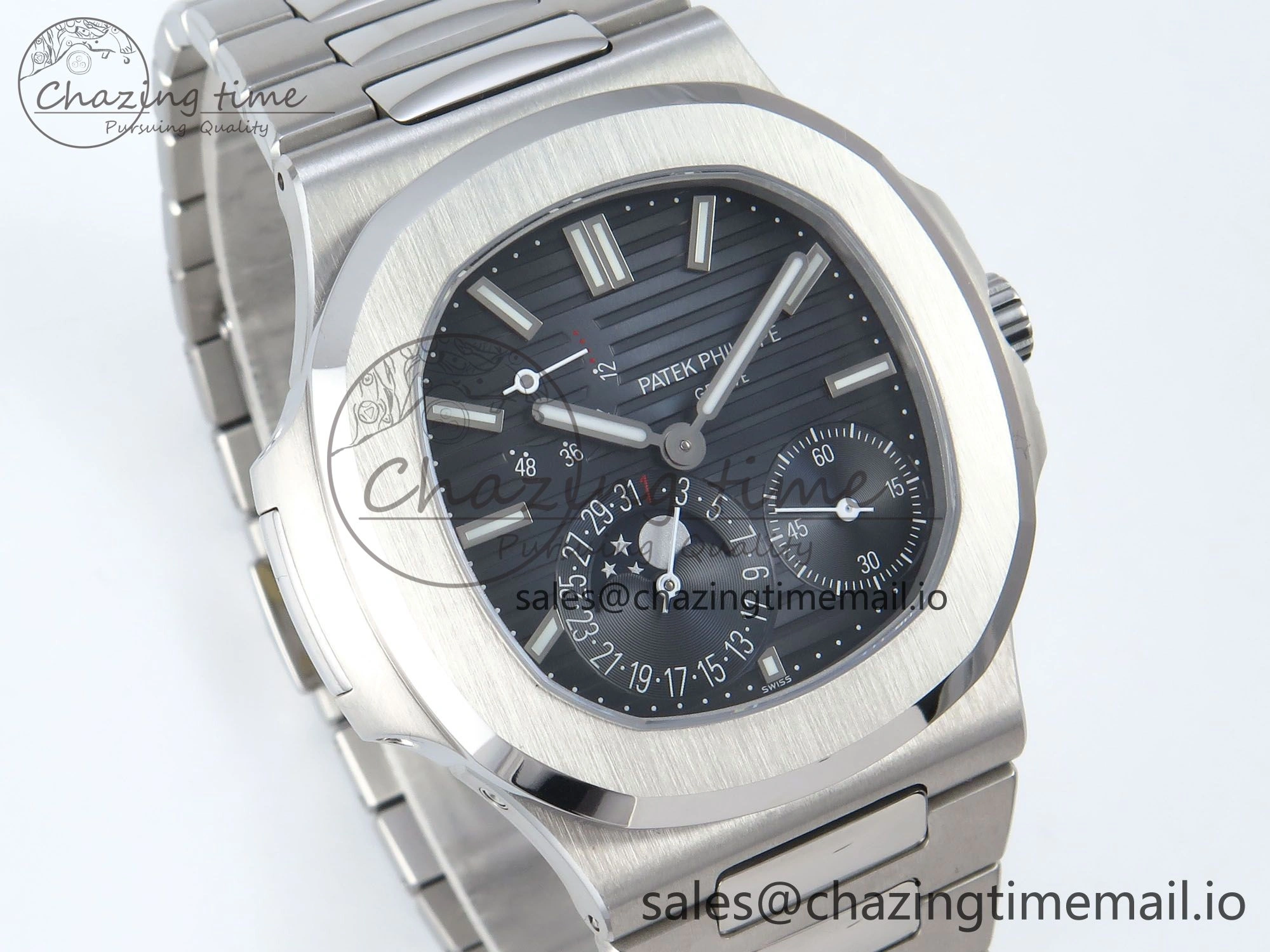 Nautilus 5712 SS OMEF 1:1 Best Edition Blue Dial on SS Bracelet A240 Super Clone