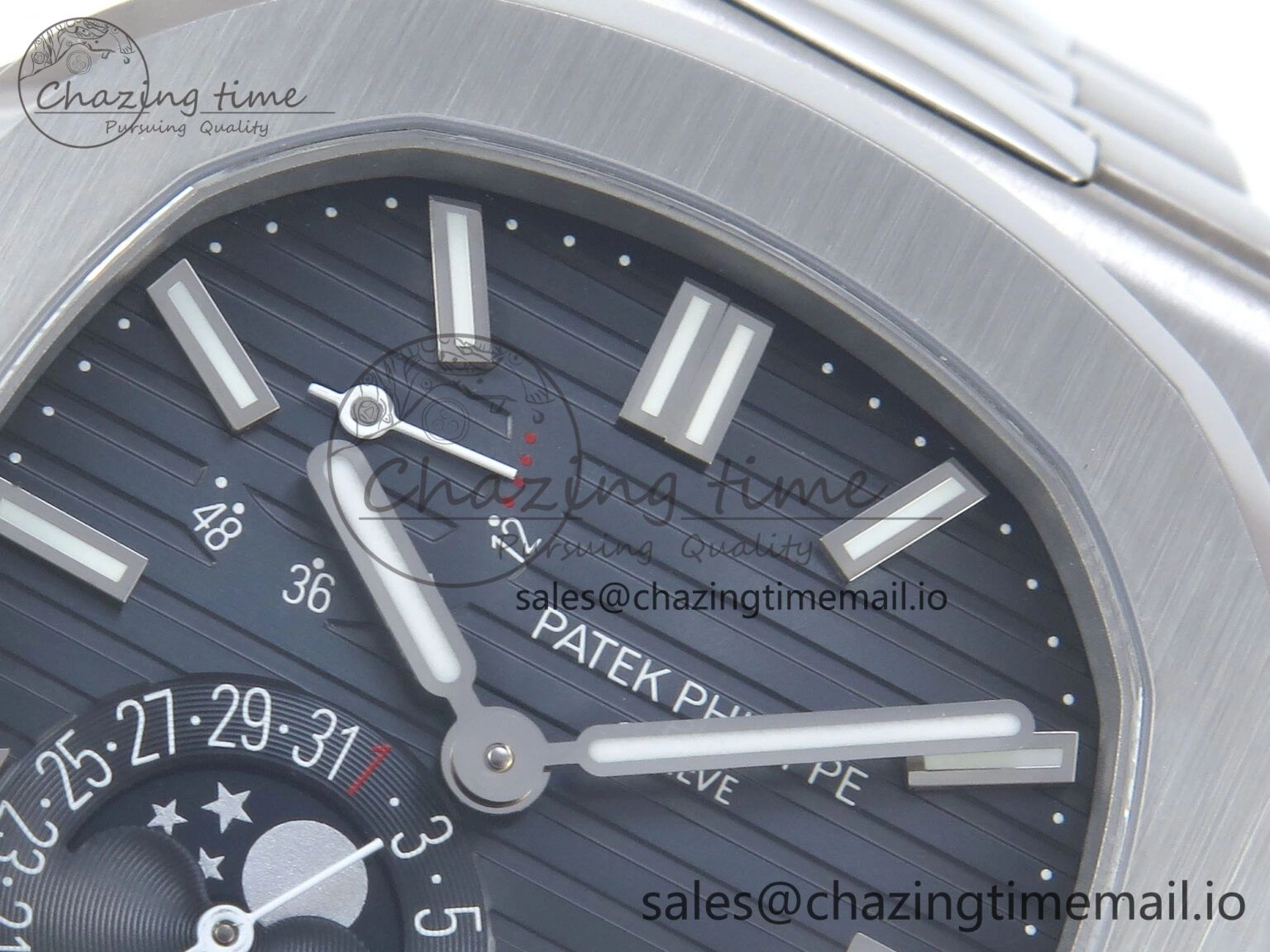 Nautilus 5712 SS OMEF 1:1 Best Edition Blue Dial on SS Bracelet A240 Super Clone