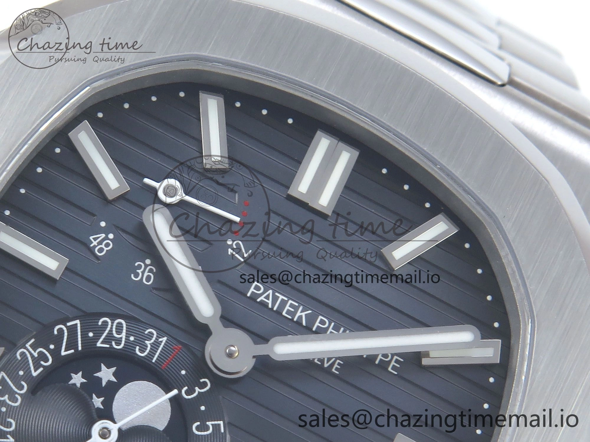 Nautilus 5712 SS OMEF 1:1 Best Edition Blue Dial on SS Bracelet A240 Super Clone