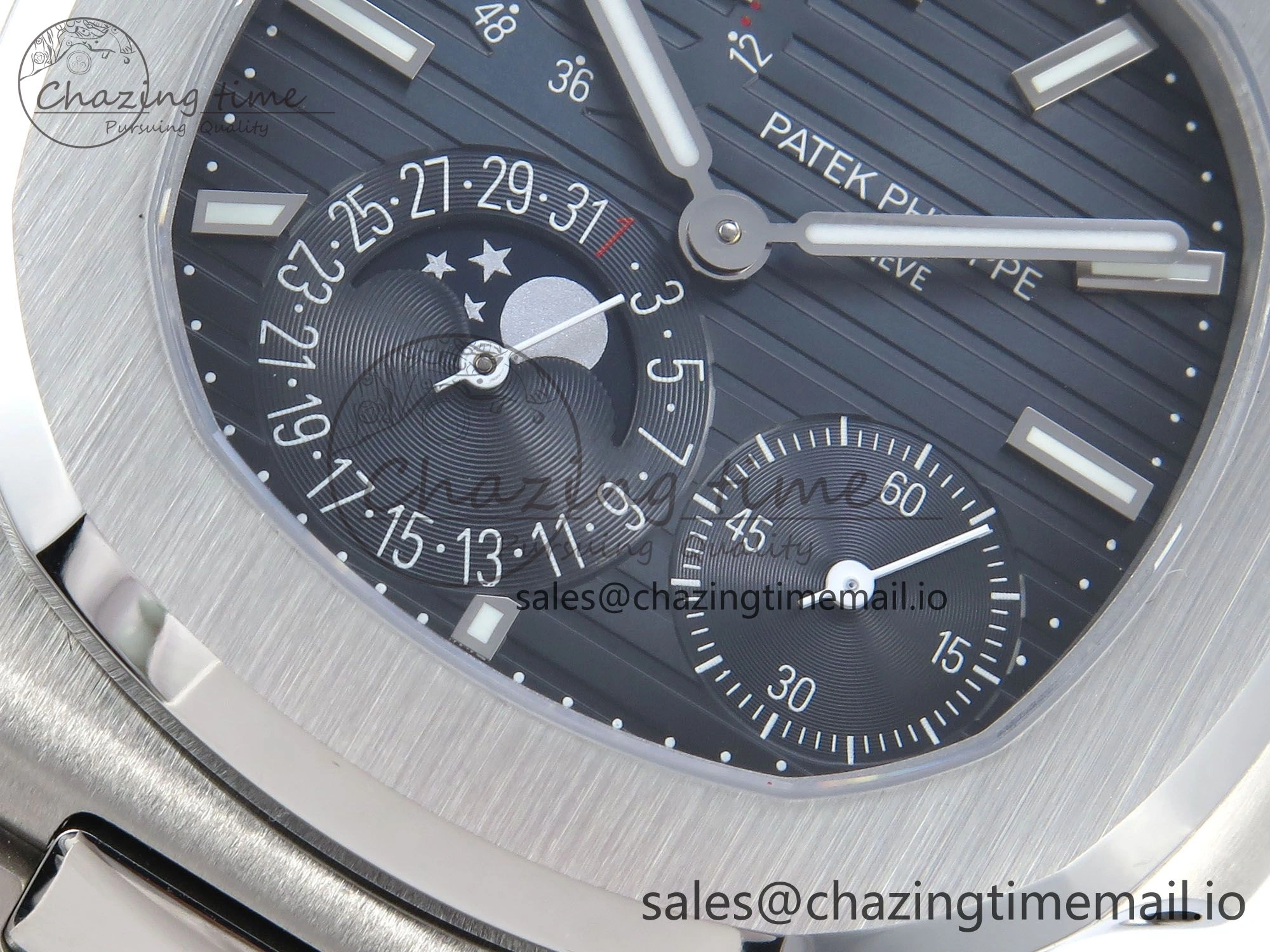 Nautilus 5712 SS OMEF 1:1 Best Edition Blue Dial on SS Bracelet A240 Super Clone