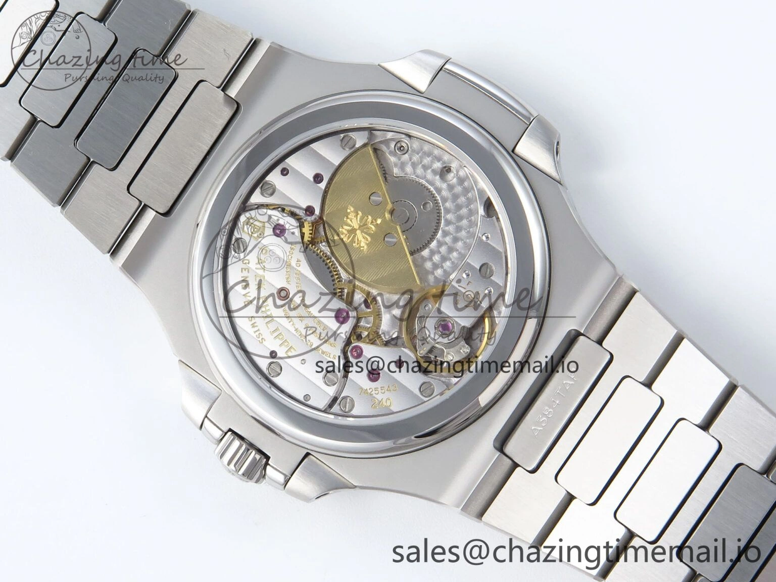 Nautilus 5712 SS OMEF 1:1 Best Edition Blue Dial on SS Bracelet A240 Super Clone