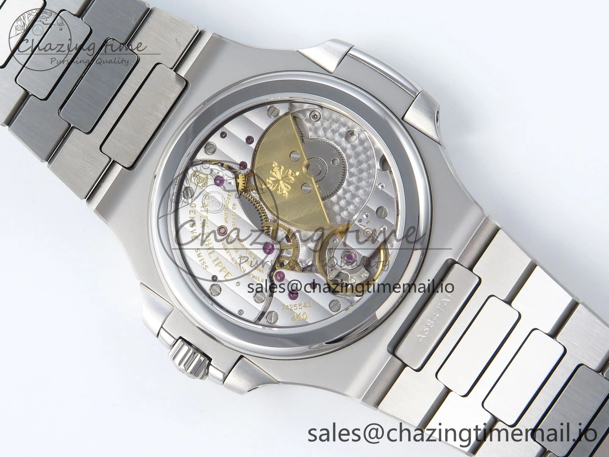 Nautilus 5712 SS OMEF 1:1 Best Edition Blue Dial on SS Bracelet A240 Super Clone