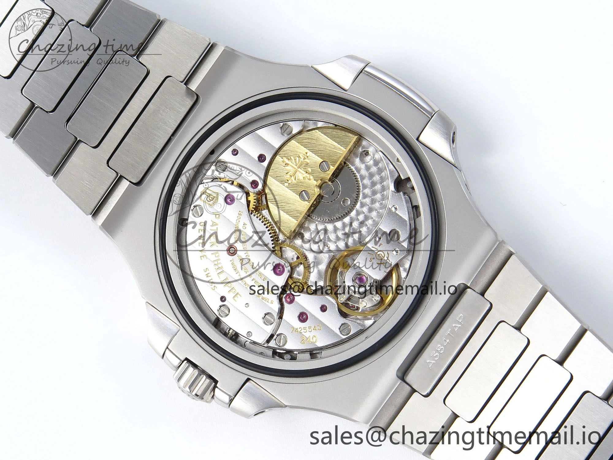 Nautilus 5712 SS OMEF 1:1 Best Edition Blue Dial on SS Bracelet A240 Super Clone