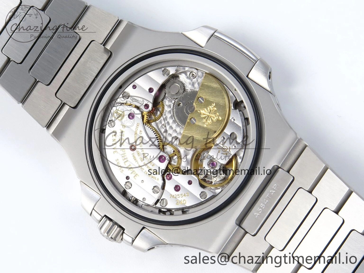 Nautilus 5712 SS OMEF 1:1 Best Edition Blue Dial on SS Bracelet A240 Super Clone