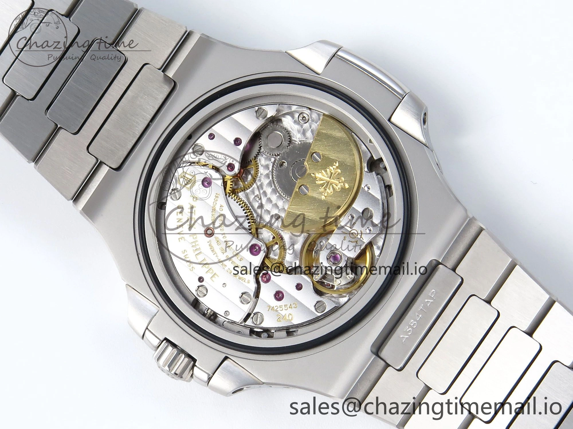 Nautilus 5712 SS OMEF 1:1 Best Edition Blue Dial on SS Bracelet A240 Super Clone