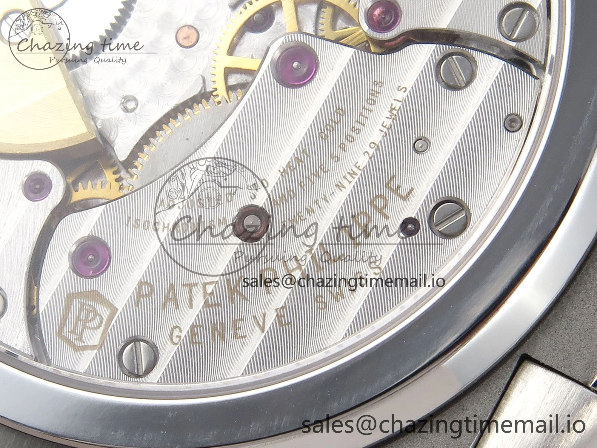 Nautilus 5712 SS PPF 1:1 Best Edition Blue Dial Diamonds Bezel on Black Leather Strap A240 Super Clone V3