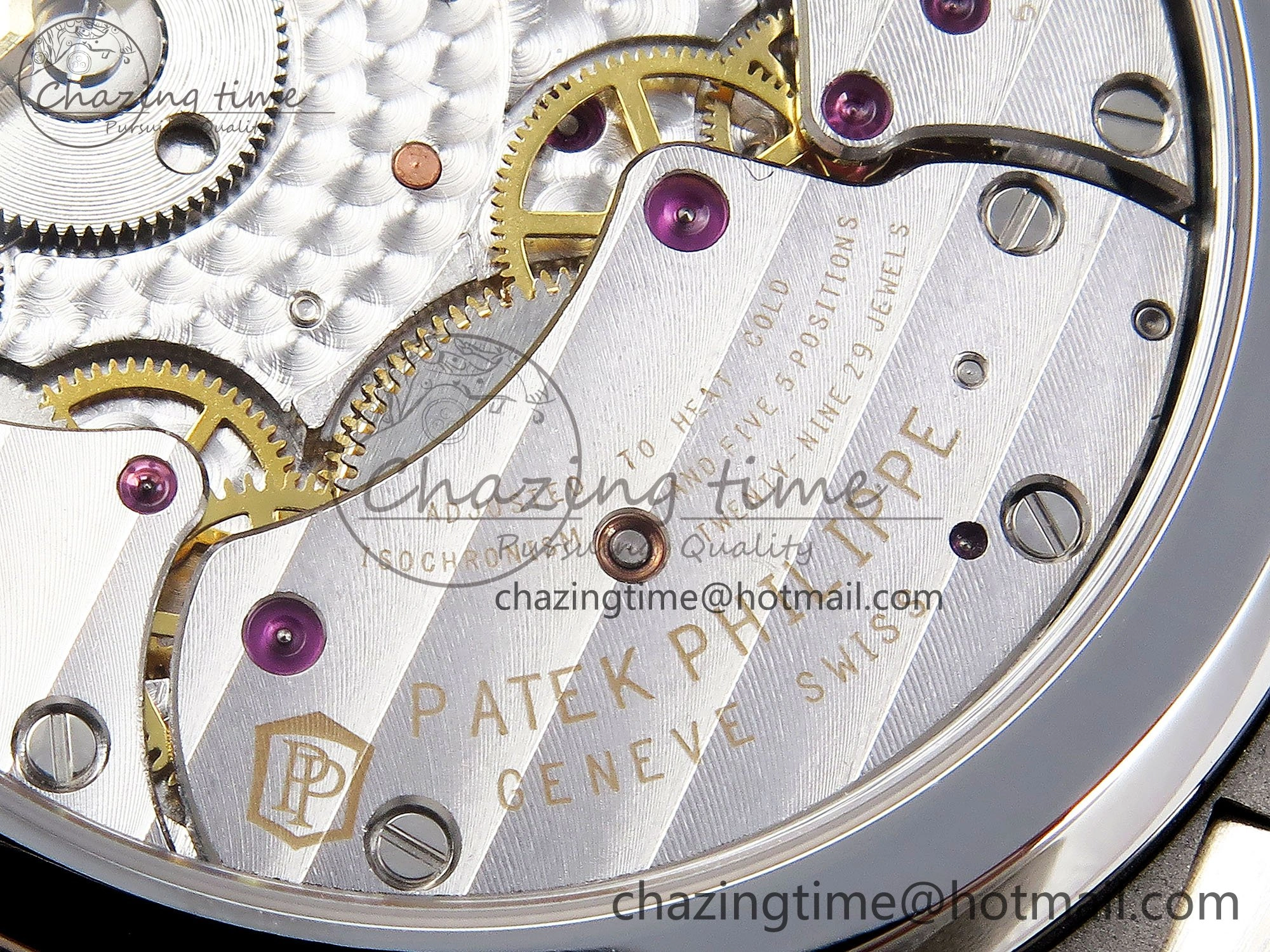 Nautilus 5712 SS PPF 1:1 Best Edition Blue Dial on Black Leather Strap A240 Super Clone V2