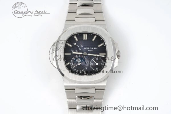 Nautilus 5712 SS PPF 1:1 Best Edition Blue Dial on SS Bracelet A240 Super Clone V2