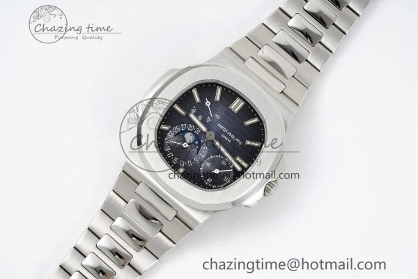 Nautilus 5712 SS PPF 1:1 Best Edition Blue Dial on SS Bracelet A240 Super Clone V2