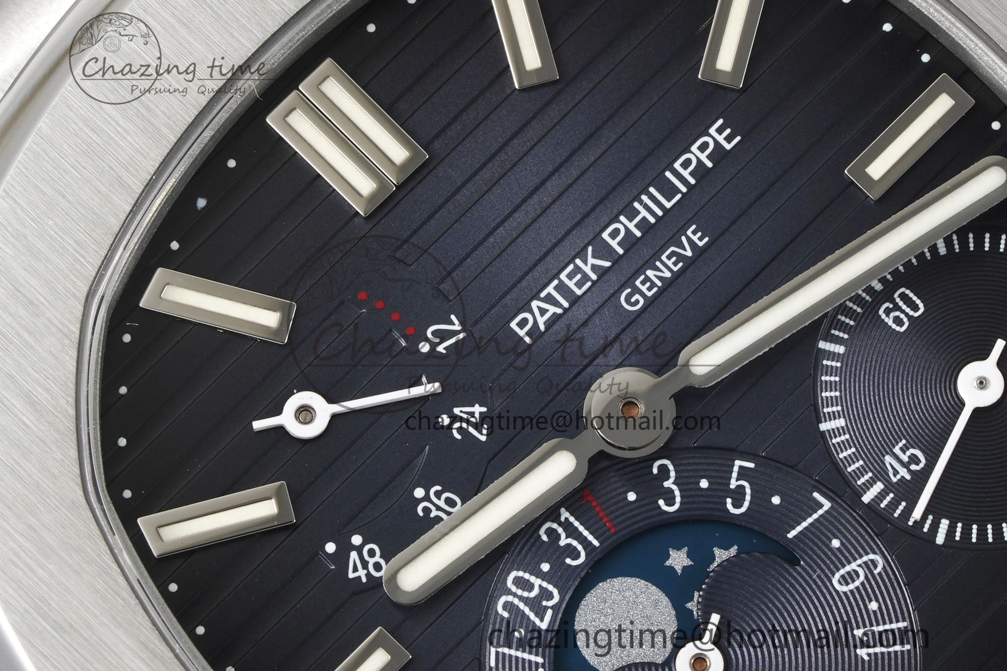 Nautilus 5712 SS PPF 1:1 Best Edition Blue Dial on SS Bracelet A240 Super Clone V2