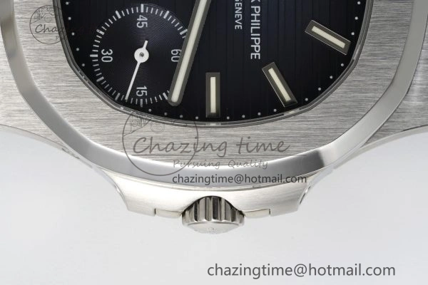 Nautilus 5712 SS PPF 1:1 Best Edition Blue Dial on SS Bracelet A240 Super Clone V2