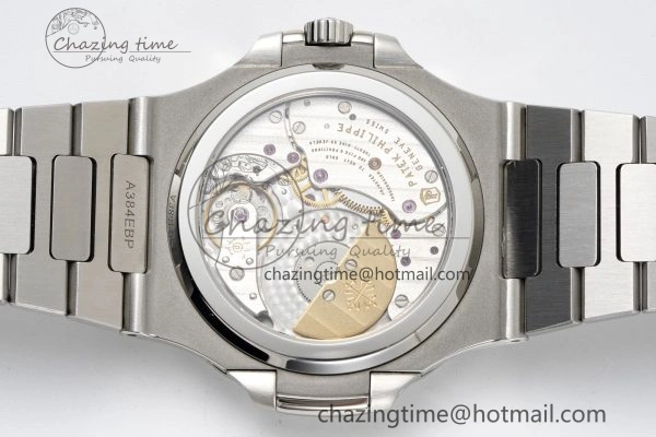 Nautilus 5712 SS PPF 1:1 Best Edition Blue Dial on SS Bracelet A240 Super Clone V2