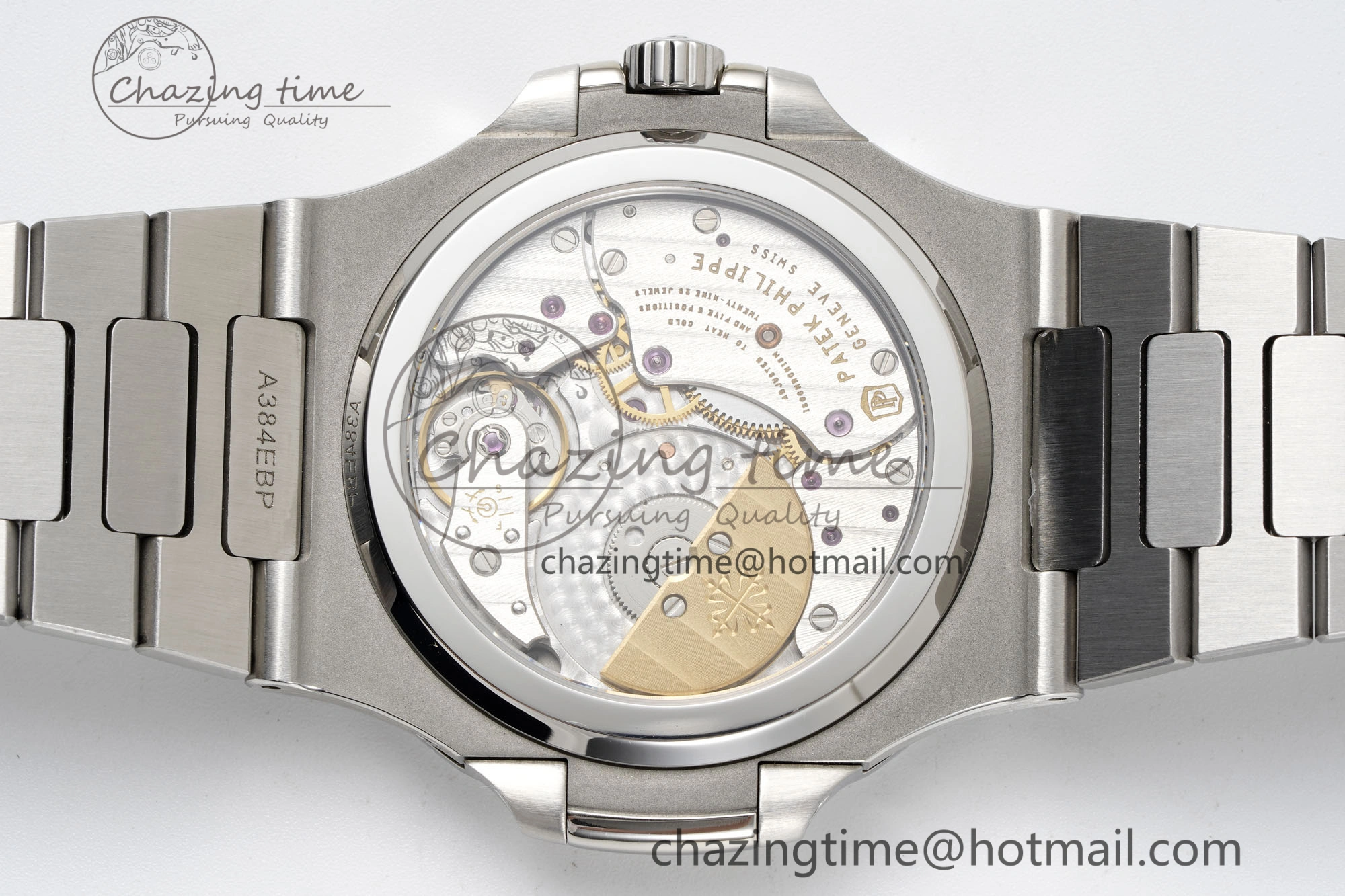 Nautilus 5712 SS PPF 1:1 Best Edition Blue Dial on SS Bracelet A240 Super Clone V2
