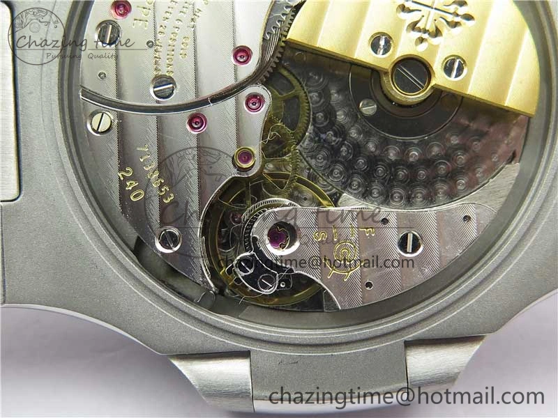 Nautilus 5712 SS PPF 1:1 Best Edition Blue Dial on SS Bracelet A240
