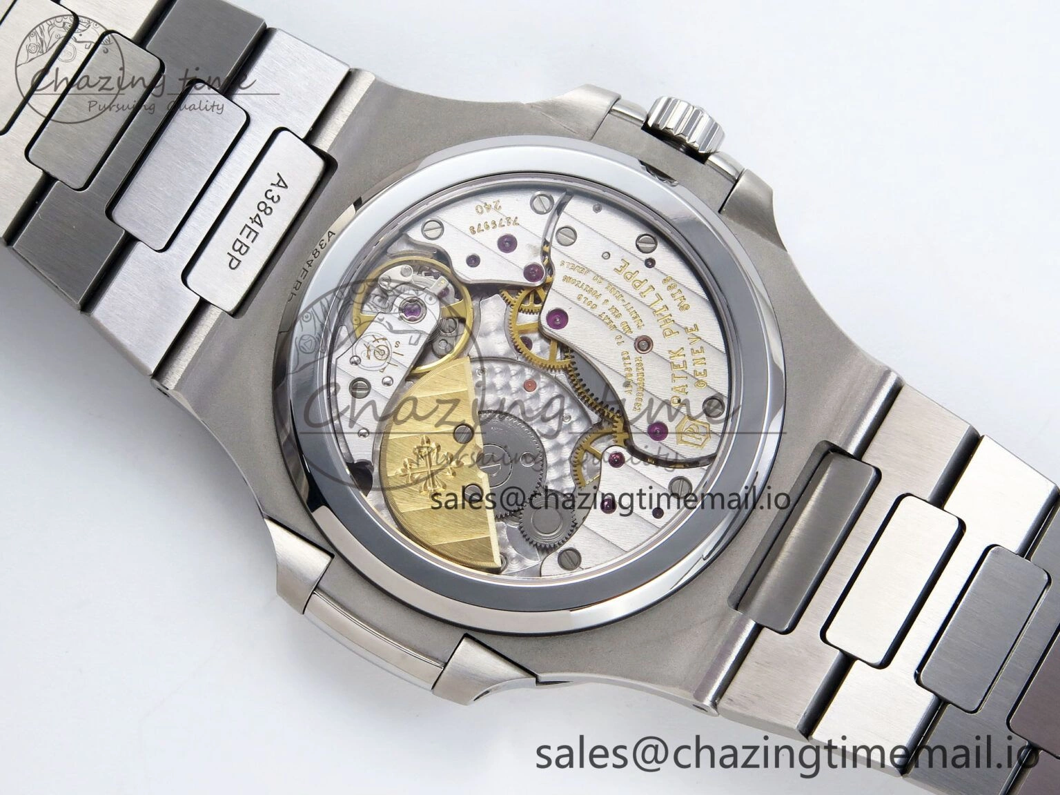 Nautilus 5712 SS PPF 1:1 Best Edition Blue Dial on SS Bracelet PPF240 Super Clone V4+