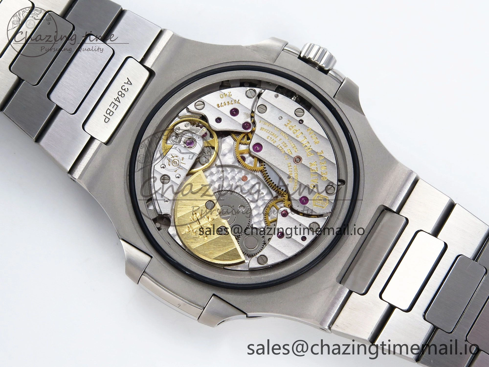 Nautilus 5712 SS PPF 1:1 Best Edition Blue Dial on SS Bracelet PPF240 Super Clone V4+