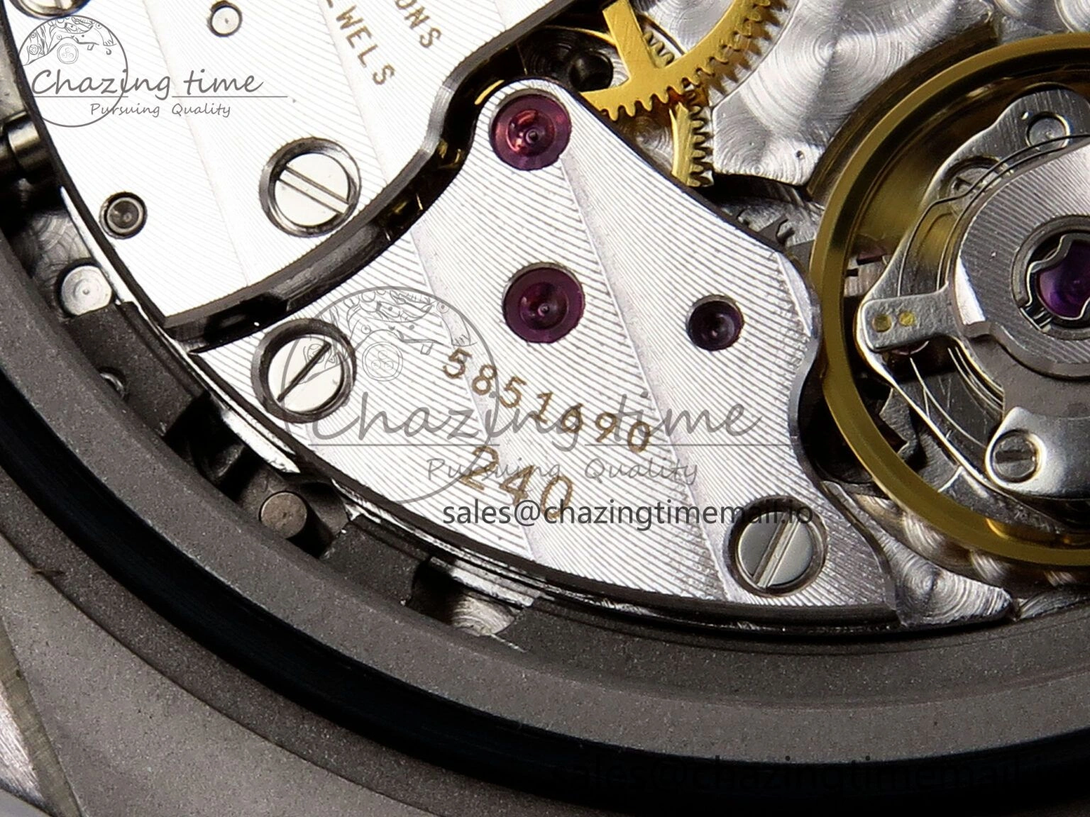 Nautilus 5712 SS PPF 1:1 Best Edition Gray Dial Diamonds Bezel on Black Leather Strap A240 Super Clone V2