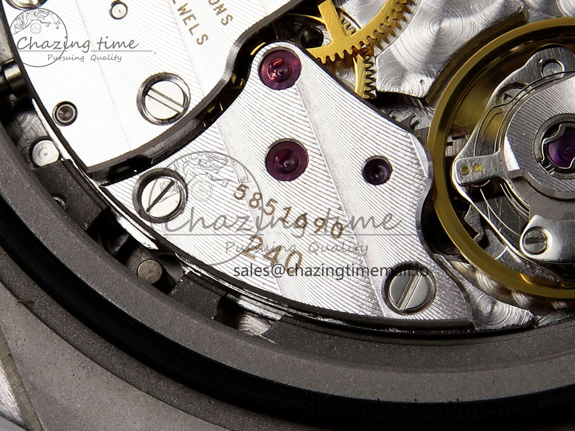 Nautilus 5712 SS PPF 1:1 Best Edition Gray Dial Diamonds Bezel on Black Leather Strap A240 Super Clone V2