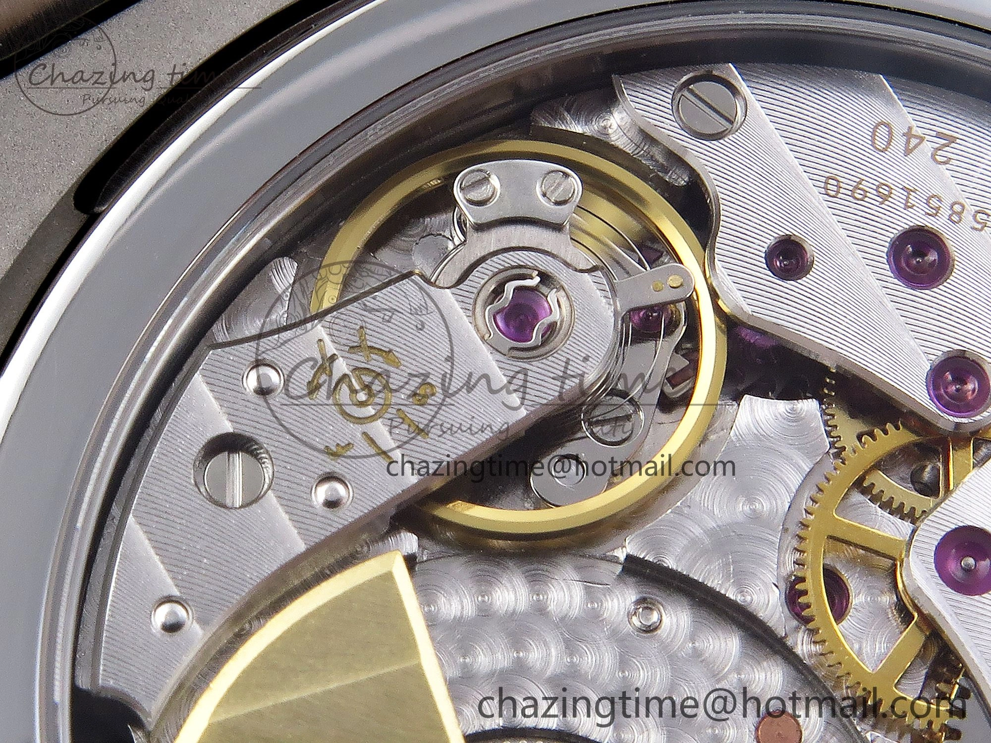 Nautilus 5712 SS PPF 1:1 Best Edition Gray Dial on Black Leather Strap A240 Super Clone V2