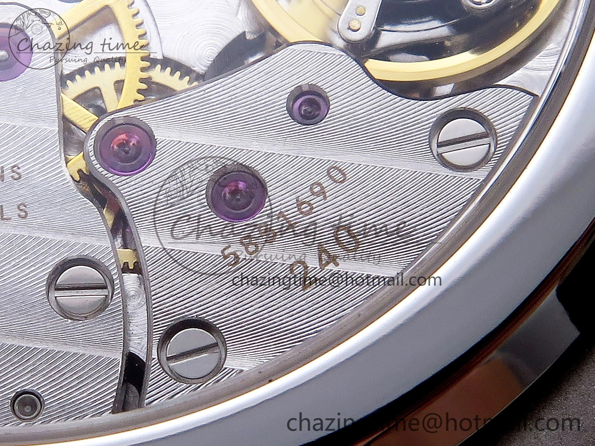 Nautilus 5712 SS PPF 1:1 Best Edition Gray Dial on Black Leather Strap A240 Super Clone V2