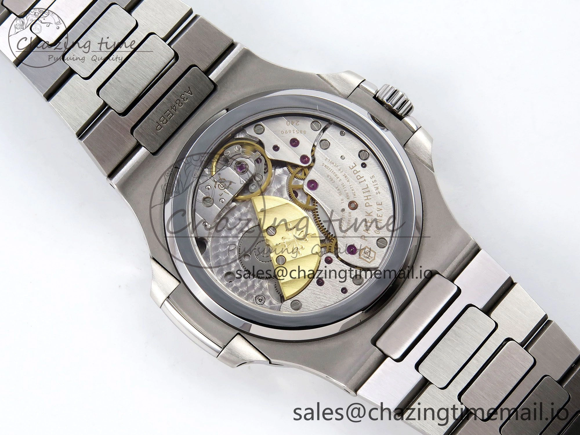 Nautilus 5712 Tiffany PPF 1:1 Best Edition Blue Dial on SS Bracelet A240 Super Clone V2