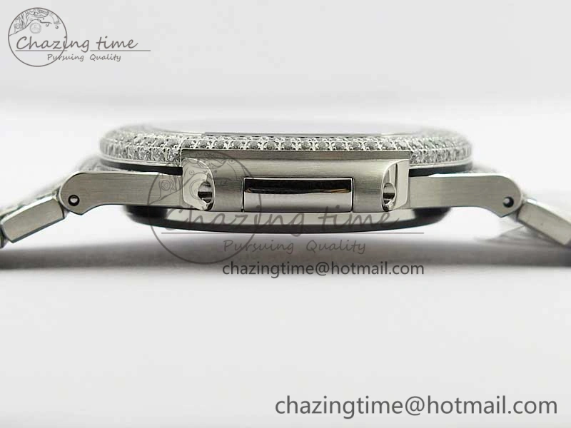 Nautilus 5719 1G PPF 1:1 Best Edition Full Diamonds Dial and Bracelet 324CS (Free box)