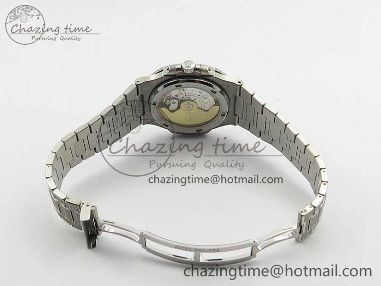 Nautilus 5719 1G PPF 1:1 Best Edition Full Diamonds Dial and Bracelet 324CS (Free box)