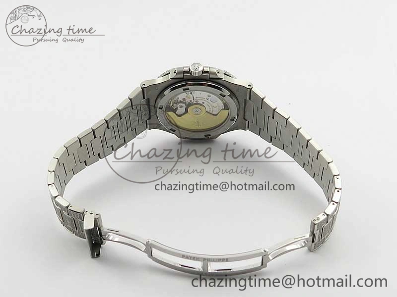 Nautilus 5719 1G PPF 1:1 Best Edition Full Diamonds Dial and Bracelet 324CS (Free box)
