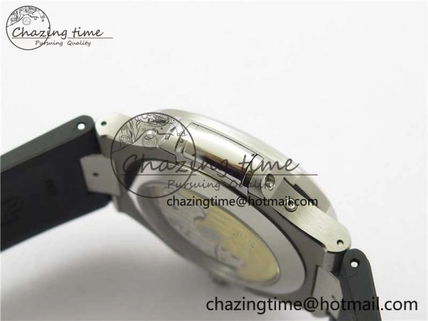 Nautilus 5726 Complicated SS GRF 1:1 Best Edition Black Textured Dial on Black Rubber Strap A324 V3