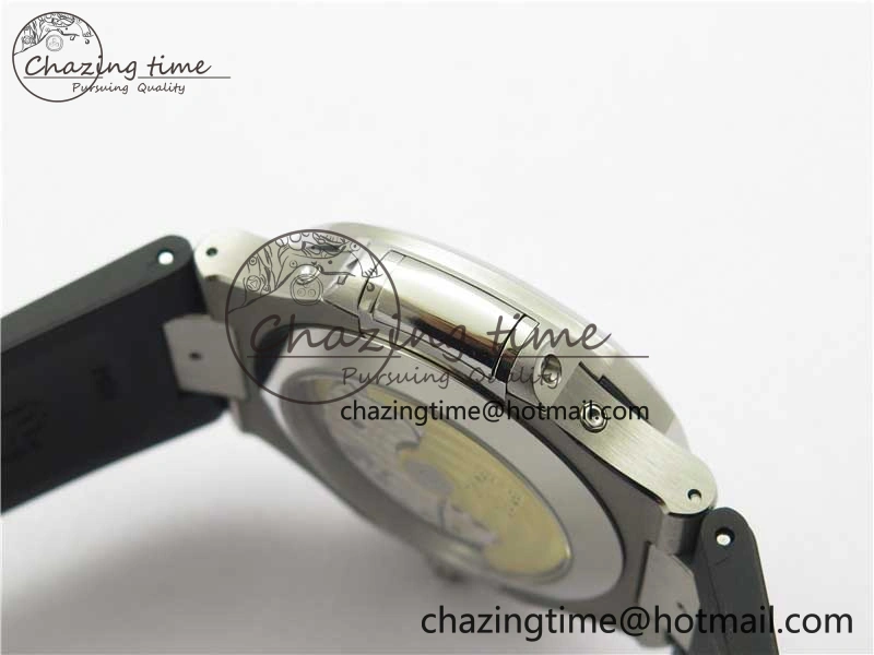 Nautilus 5726 Complicated SS GRF 1:1 Best Edition Black Textured Dial on Black Rubber Strap A324 V3