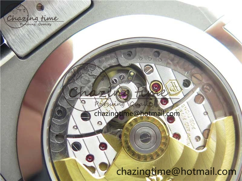 Nautilus 5726 Complicated SS GRF 1:1 Best Edition Black Textured Dial on Black Rubber Strap A324 V3