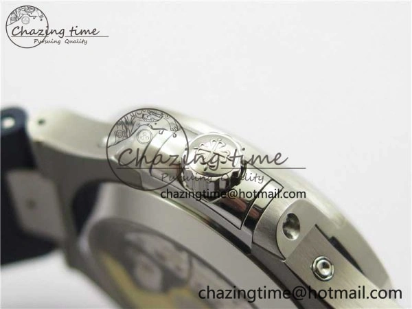 Nautilus 5726 Complicated SS GRF 1:1 Best Edition Blue Textured Dial on Blue Rubber Strap A324 V3