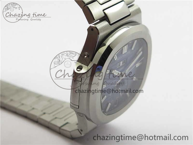 Nautilus 5726 Complicated SS GRF 1:1 Best Edition Blue Textured Dial on SS Bracelet A324 V3