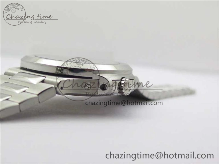 Nautilus 5726 Complicated SS GRF 1:1 Best Edition White Textured Dial on SS Bracelet A324 V3