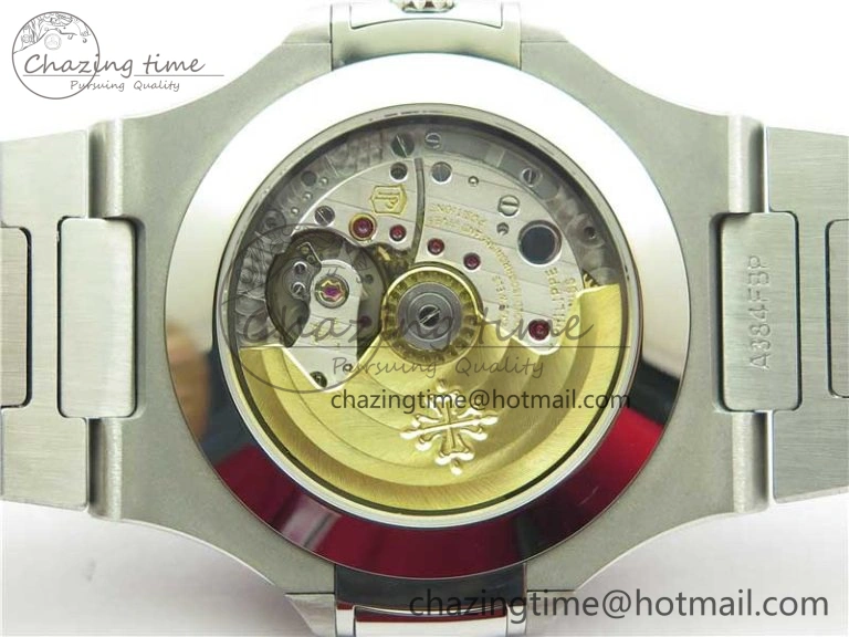 Nautilus 5726 Complicated SS GRF 1:1 Best Edition White Textured Dial on SS Bracelet A324 V3