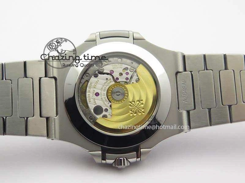 Nautilus 5726 Complicated SS Gray Textured Dial On SS Bracelet A324