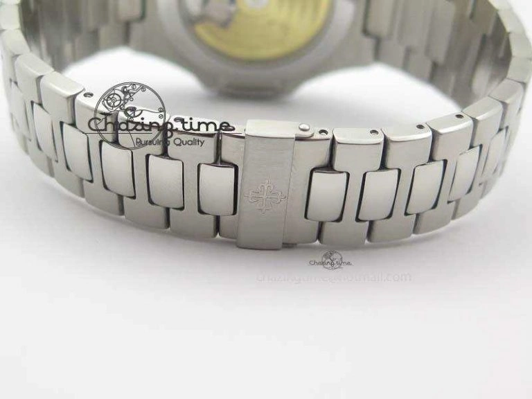 Nautilus 5726 Complicated SS Gray Textured Dial On SS Bracelet A324