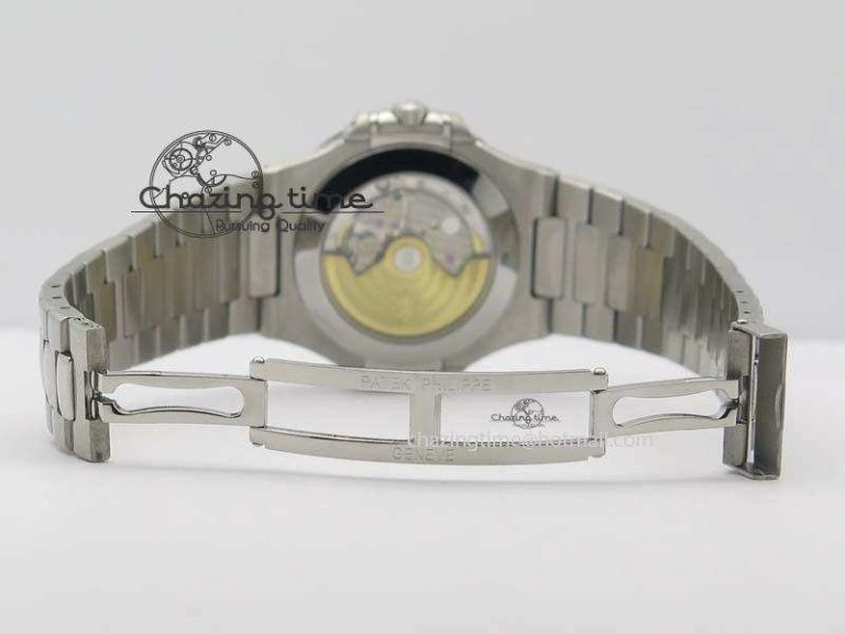 Nautilus 5726 Complicated SS Gray Textured Dial On SS Bracelet A324