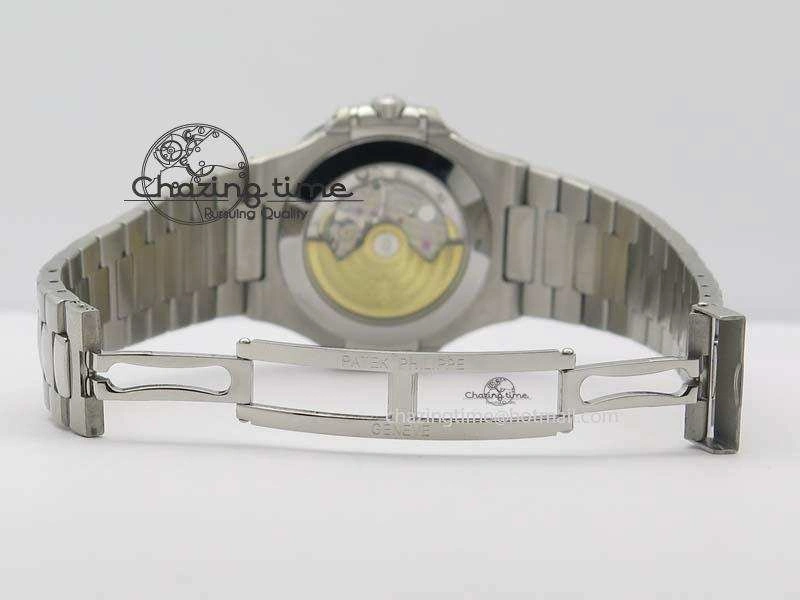 Nautilus 5726 Complicated SS Gray Textured Dial On SS Bracelet A324
