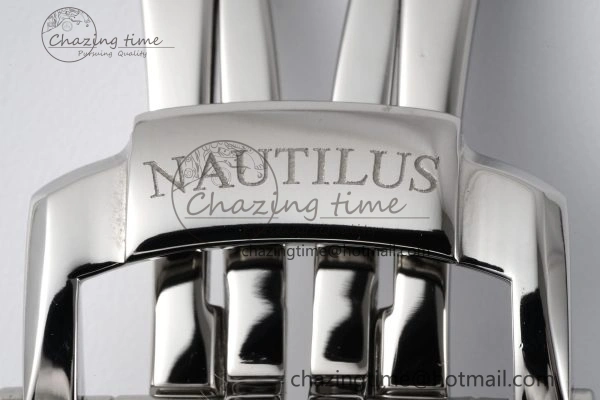 Nautilus 5726 Complicated SS PPF 1:1 Best Edition Blue Textured Dial on Blue Rubber Strap A324